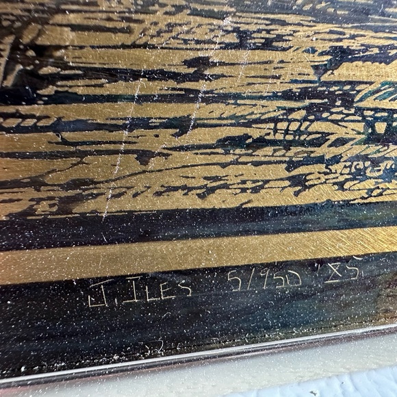 Vintage Metal Etching - Picture 3 of 10